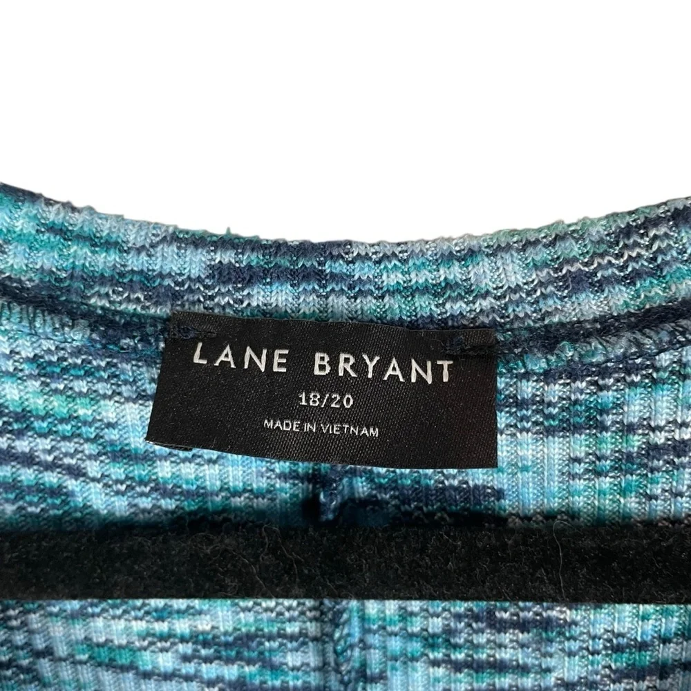 Lane Bryant Turquoise Marbled Bodycon Dress size 18/20